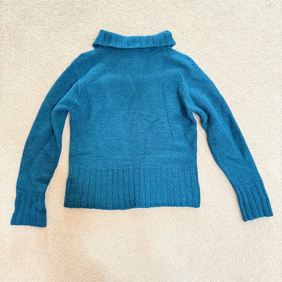 Eileen Fisher Cowl Neck Wool Sweater Shrunken XS - Picture 4 of 4